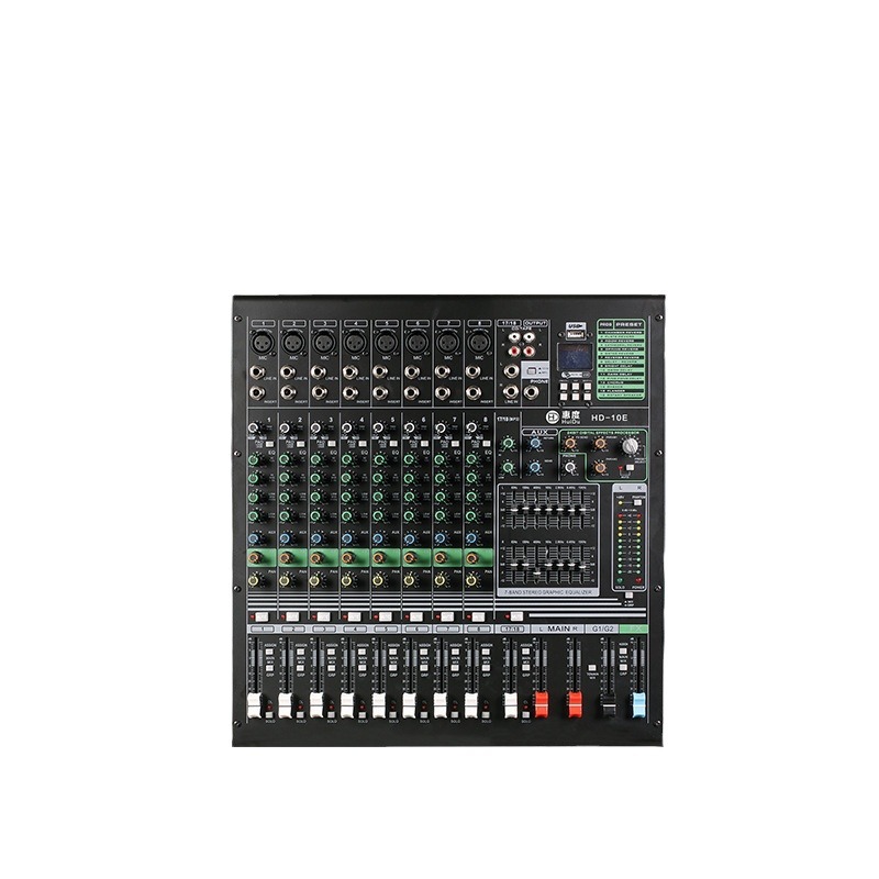 Audio Mixer 4 Channel - 전문가용 멀티채널 아날로그 믹서, 디지털 리버브