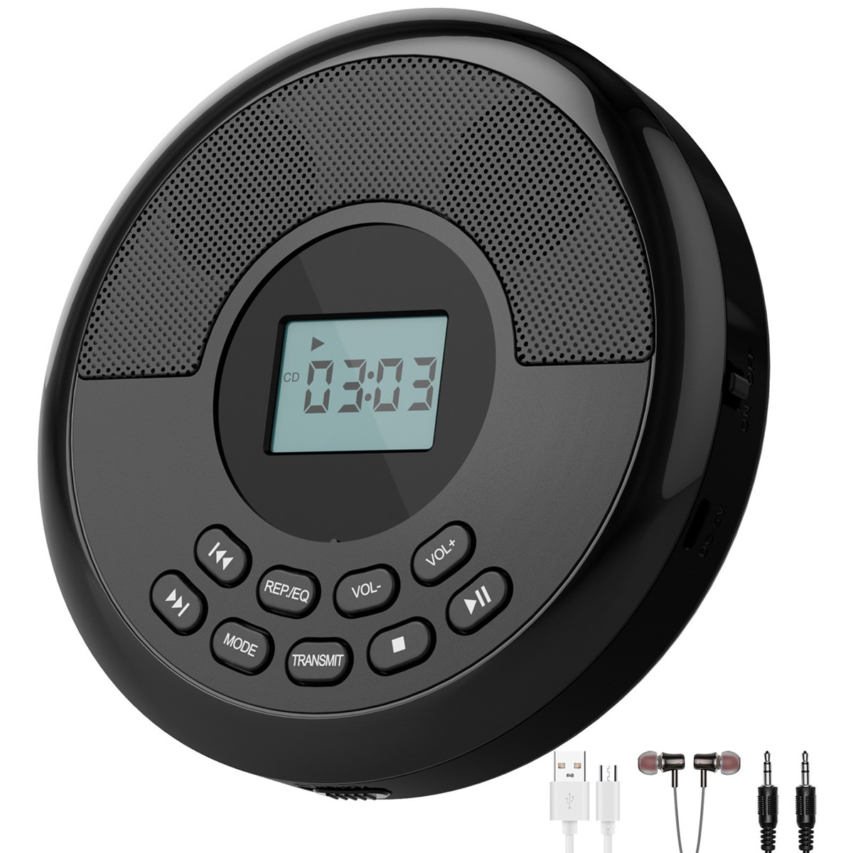 Audio Music Mp3 Songs - 휴대용 CD 디스크 머신 MP3 USB