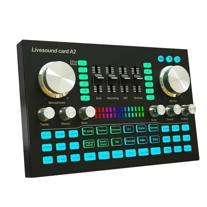 Audio And Music Mixer - A2 사운드 카드 라이브 사운드 카드