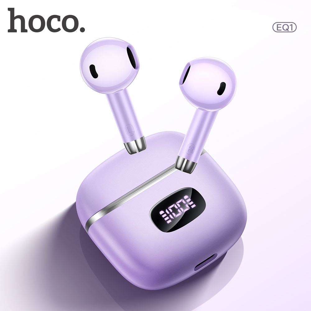 Audio Music Apple - HOCO EQ1 블루투스 5.3 이어폰, LED